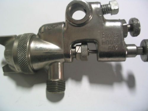 BINKS MODEL 600 AUTOMATIC SPRAY GUN w/ 63PB AIR CAP, Used??