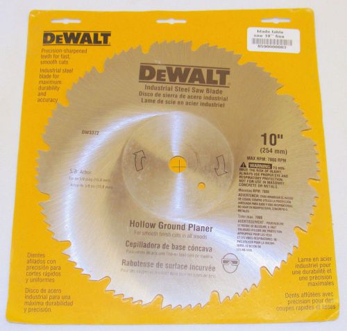 (4) NEW DEWALT DW3372 10&#034;-80 SAW BLADES 10&#034; INDUSTRIAL STEEL PLANER SAW BLADE