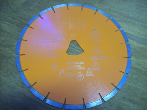 12&#034; Orange Diamond Blade for Soff Cut Saw Early Entry - Soft Cut Concrete Blade