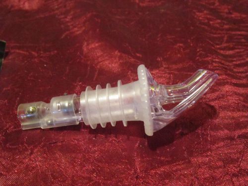 1 of  LIQUOR Bottle Pour Spout 3-Ball1.0 oz. Measured Precision Bar Pourer Clear