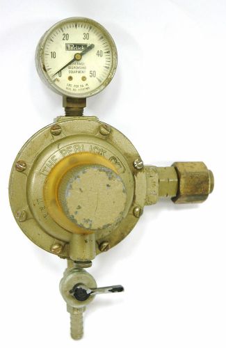 Beer Tap BEVERAGE Pump PART by PERLICK #2922 Engine PSI GAUGE Steampunk BRASS !