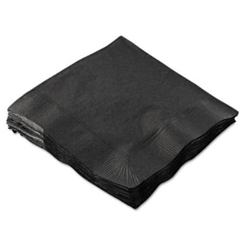 Boardwalk 180313 Cocktail Napkins, 2-ply, 10 X 10, Black, 1000/carton