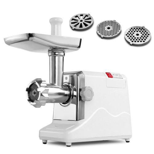 Meat Grinder Electric 2.6 HP 2000 Watt Industrial Meat Grinder 3 Speed 3 Blade