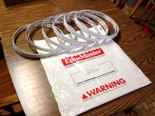 NEW 6-PACK EDGEMASTER 128&#034; x 5/8&#034;x .025&#034; 3TPI BUTCHER BANDSAW BLADES