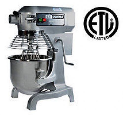 Uniworld upm-20e 20qt commercial planetary mixer etl approved for sale