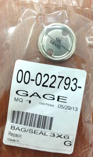 Hobart Oil Level Gauge 022793 Mixer 60 80Qt Sight Glass Gage NEW #1531 OEM