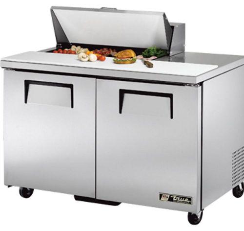 True tssu-48-10 food prep table: solid 2 door sandwich / salad unit 115v for sale