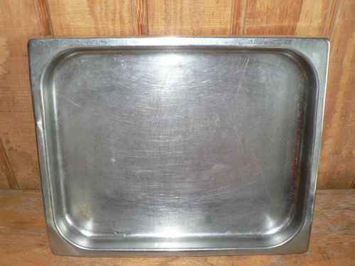 SECOWARE 1&#034; Deep Half Size  Stainless Steel Steam Table Pan