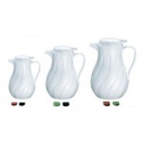 F3022 / 40 42 Oz. White Swirl Coffee Server