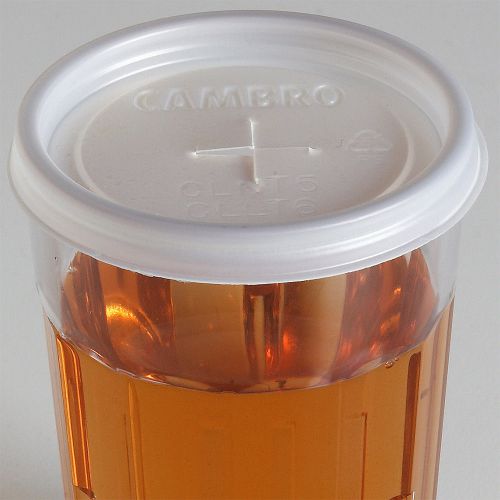 CAMBRO DISPOSABLE LID FITS 6.4 OZ. NEWPORT TUMBLER, 1500PK TRANSLUCENT CLNT5-190