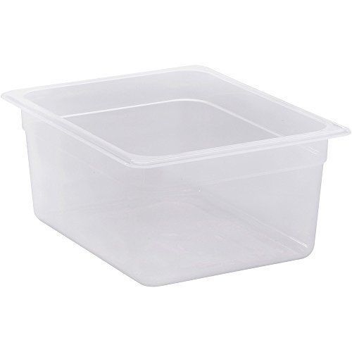 Food Pan  1/2 Size  6 Deep  Translucent Polypropylene  Nsf (6 Pieces/Unit)