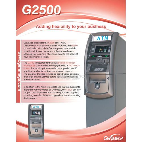 Genmega 2500 atm new! for sale