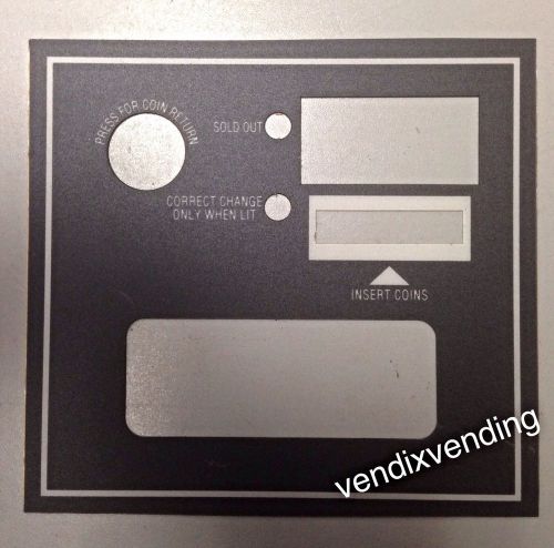 Royal Merlin IV 650 Live Display Control Panel Decal Sticker Vending Machine