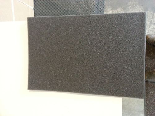 Foam packing blocks, medium density charcoal color.