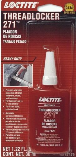 LOCTITE  271 RED THREADLOCKER  HIGH STRENGTH / HEAVY DUTY