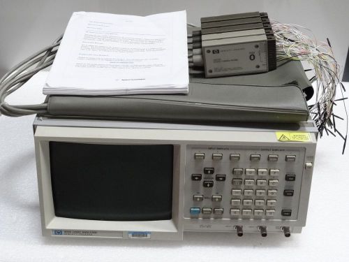 HEWLETT PACKARD HP 1631D LOGIC ANALYZER WITH PROBES ~ A GREAT UNIT ~