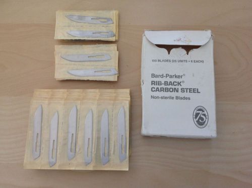 144 BD Bard-Parker #60 Surgical Scalpelsl, #371340 None- Sterile Blades