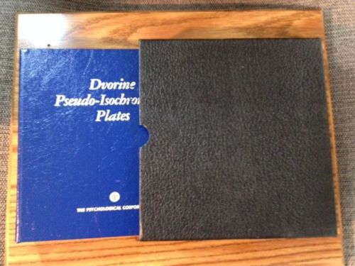 Dvorine Pseudo-Isochromatic Plates