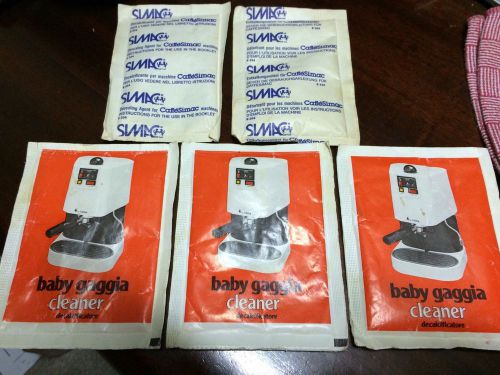 BABY CLEANER DESCALER DOMESTIC ESPRESSO COFFEE MACHINE 5 SACHETS