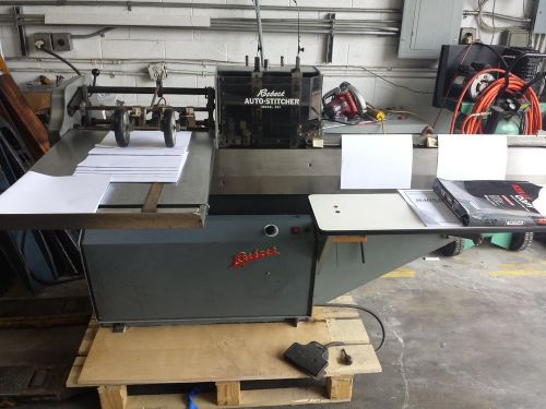 ROSBACK STITCHER 201, 2 HEAD STITCHER, SADDLE STITCHER, BOOKLET MAKER,