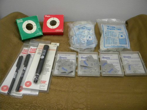 Letterpress Vintage Duarte Register System Supplies Accessories Mixed Lot