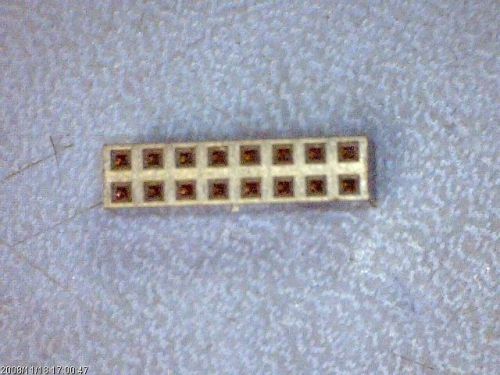 10-pcs receptacle 2mm 16-pos dual vertical pcb sqt-108-01-l-d 10801 sqt10801ld for sale