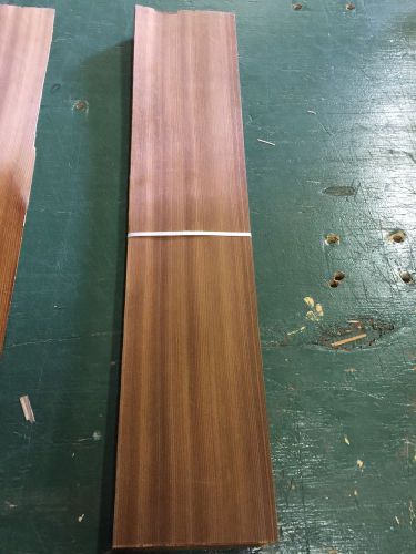 Wood veneer fumed larch 5x25 22 pieces total raw veneer &#034;exotic&#034; fula4 2-11-15 for sale