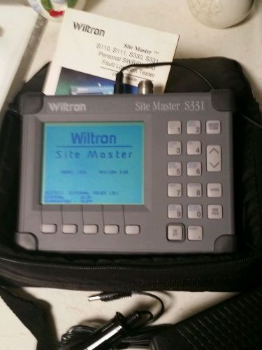 Anritsu Wiltron S331 Cable and Antenna Analyzer 25-3300Mhz