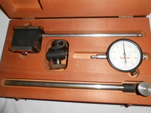 STARRETT NO.657 MAGNETIC BASE WITH STARRETT NO.25-131 DIAL INDICATOR