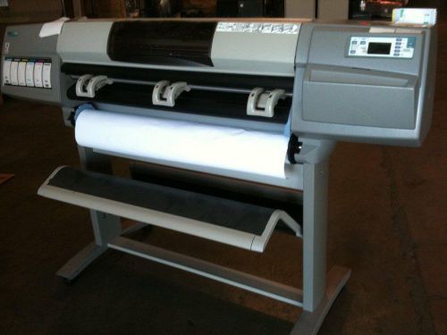 HP Designjet 60&#034; 5000-PS Plotter Wide-Format Network Printer c6096A Complete!