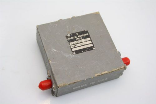 Teledyne Microwave RF Isolator 1300-2600MHz 20dB isolation T-1S63T-12  TESTED