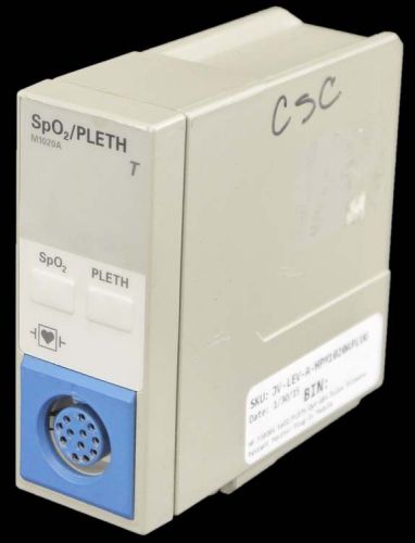 HP M1020A SpO2/PLETH Opt-ABA Pulse Oximeter Patient Monitor Plug-In Module