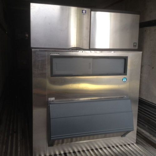 Manitowoc ice maker machines models sy0605w, qy0605w hoshizaki bin-b1500ss used for sale