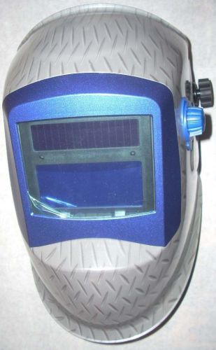 Tread plate auto darkening welding helmet solar powered variable shade 9-13 for sale