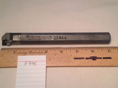 1 USED 3/4&#034; ULTRA DEX CARBIDE BORING BAR. E12Q SCLPR3 USA MADE  {F995}