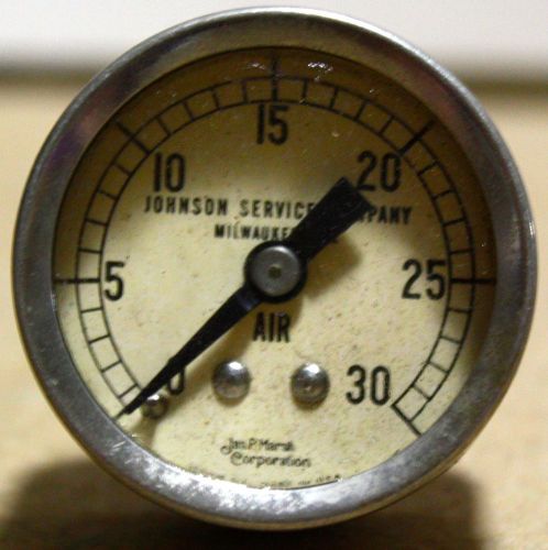 Vintage Johnson Service Company Air Gauge Made in USA  Jas P Marsh Corp.