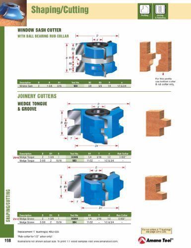 Amana 904 WEDGE GROOVE CUTTER