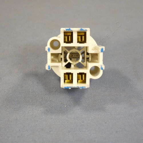 Leviton compact fluorescent lampholder light sockets screw down g24d-5 26725-4a5 for sale