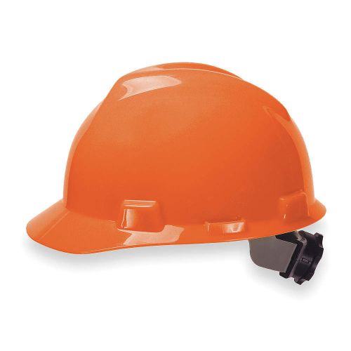 Hard Hat, FrtBrim, Slotted, 4Rtcht, Orange 475361