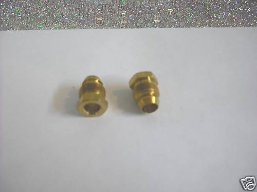 Brass Pilot Compression Fitting Made for 1/4&#034; OD, set of (2) two