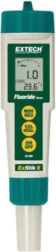 NEW EXTECH FL700 WATERPROOF FLOURIDE METER, 0.1-9.99 PPM OR MG/L