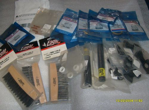 welding supply ( lot of 44 ) pieces, ATTC,ESAB PBT,HELIARC,EAGLE,JACKSON SAFTY.