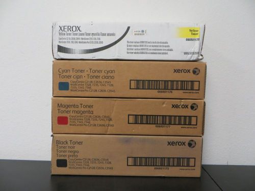 LOT of 4 XEROX 6R1175 6R1176 6R1177 6R1178 CopyCentre C2128 WorkCentre 7328