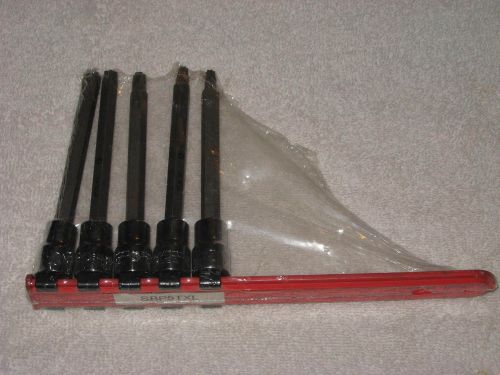 NEW Matco Tools 5-Piece 3/8&#034; Drive Long TORX Bit Driver Set SBP5TXL