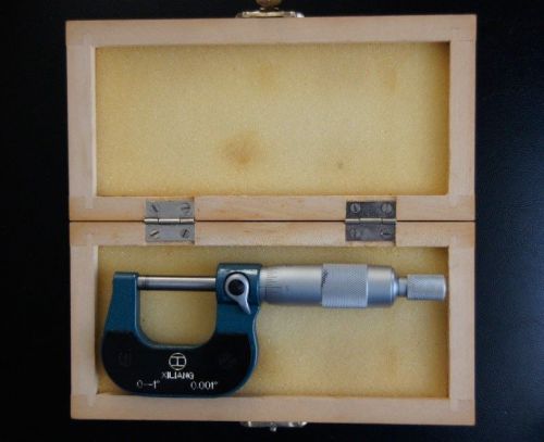 0-1&#034; MICROMETER CENTRAL FORGE NO. 724 IN ORIGINAL BOX