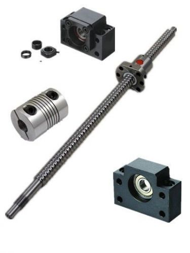 1antibacklash ballscrew set 1605 -l500mm-c7+bk/bf12+ 2pcs 6.35*10mm couplers for sale