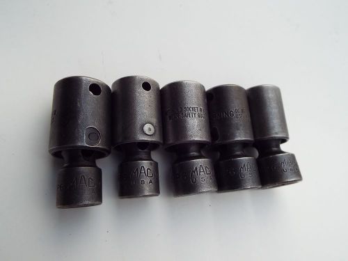 Mac tools xup6 swivel impact flex socket set,6p. 11mm,12mm,14mm,15mm,16mm,3/8dr for sale