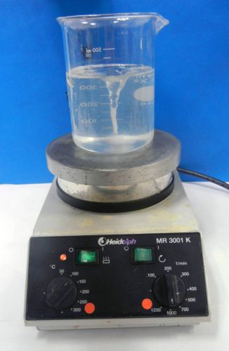 HEIDOLPH MR 3001 K MAGNETIC STIRRER with HOTPLATE