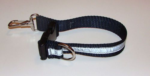 Sav-a-jake firefighter glove strap navy blue w/3m silver reflective for sale