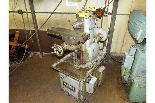 HARDINGE S/N 23094 PRECISION TOOL ROOM HORIZONTAL PRODUCTION KNEE MILL